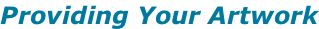Providing Your Artwork